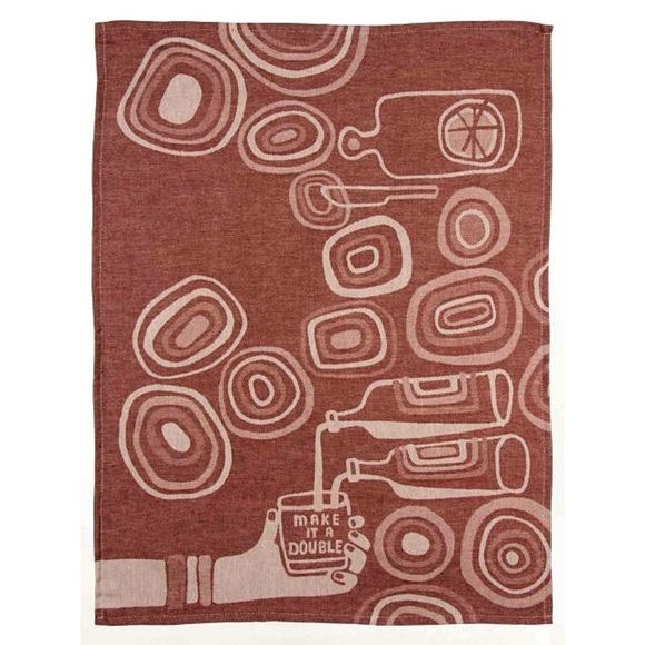 Brown Graphic Humorous Kitchen Towel, NWT - Picture 2 of 2